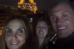 岳父大人好！馬爾蒂尼全家現(xiàn)身巴黎